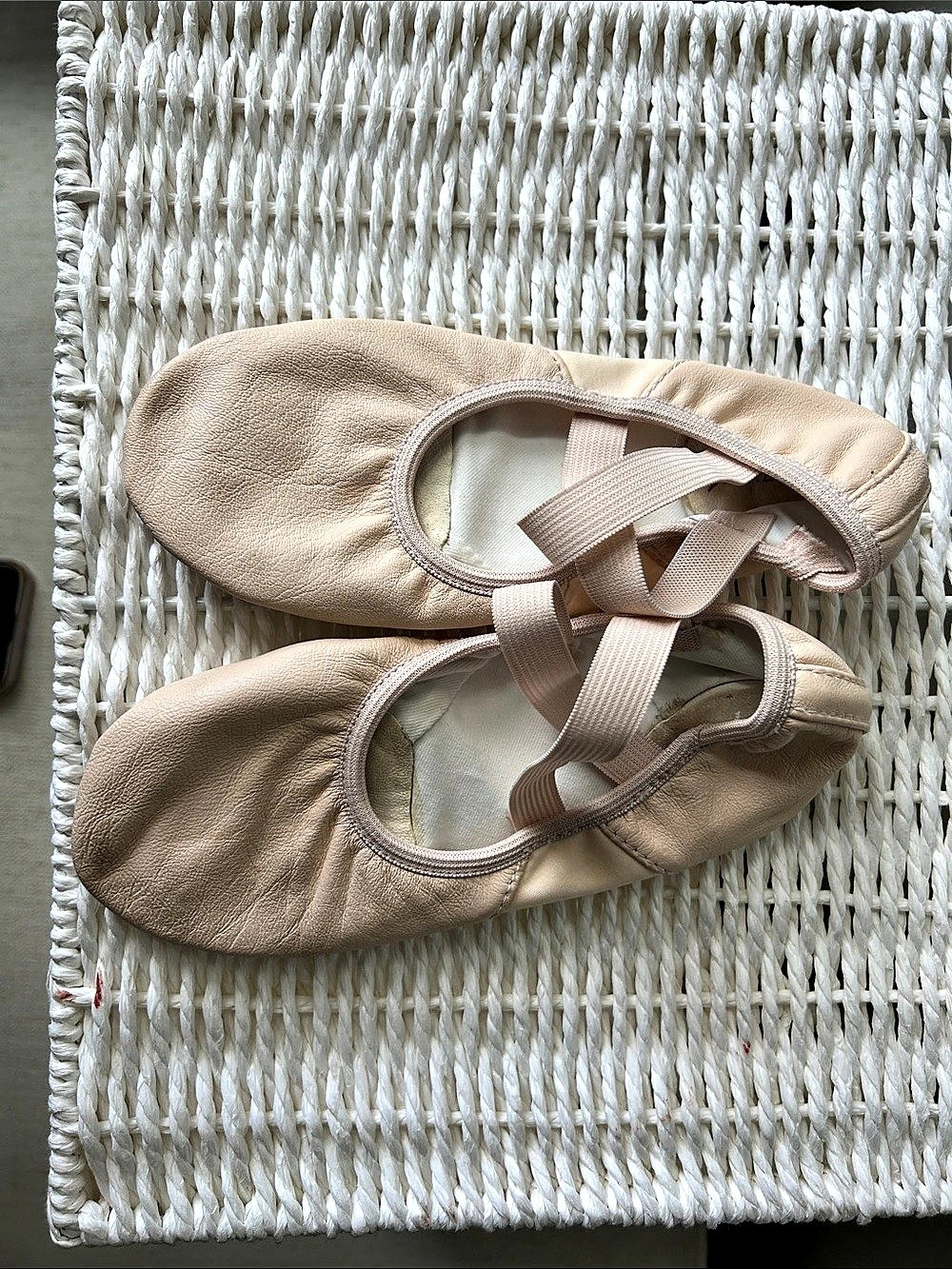 Capezio Leather Ballet Shoe Ballet Flats in Pink